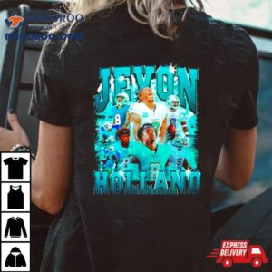 Jevon Holland Miami Dolphins Football Tshirt