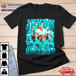 Jevon Holland Miami Dolphins Football Tshirt