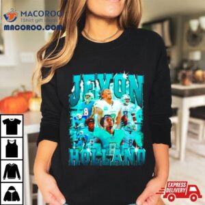 Jevon Holland Miami Dolphins Football Tshirt