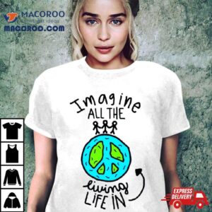 John Lennon Living Life In The Beatles Shirt