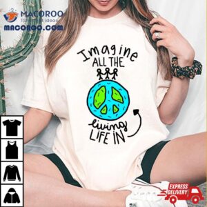 John Lennon Living Life In The Beatles Shirt