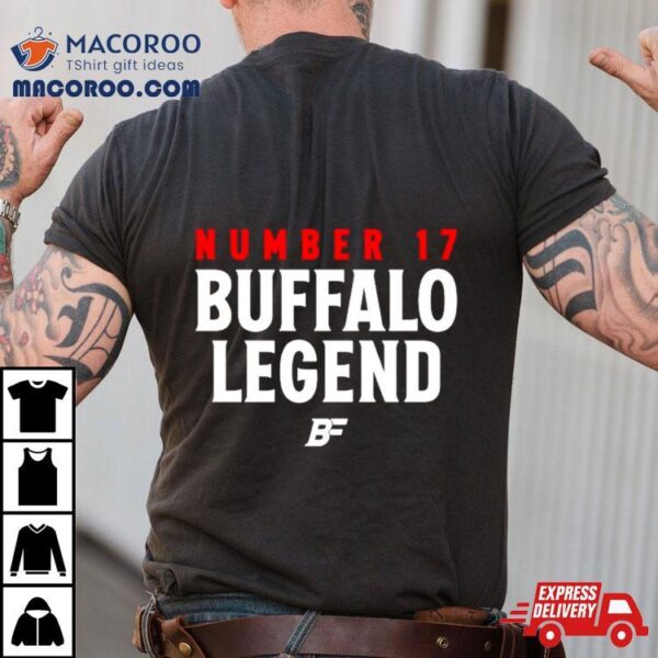 Josh Allen Number 17 Buffalo Legend Shirt