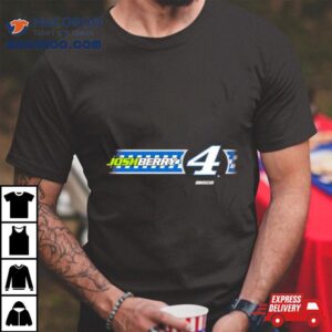 Josh Berry Nascar Stewart Haas Racing Team Collection Heather Charcoal Lifestyle Tshirt