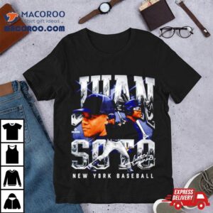 Juan Soto New York Yankees Picture Collage Signature Tshirt