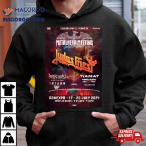 Judas Priest Celebrating 11 Years Of Metalhead Meeting At Bucharest Romania 17 July 2024 T Shirt