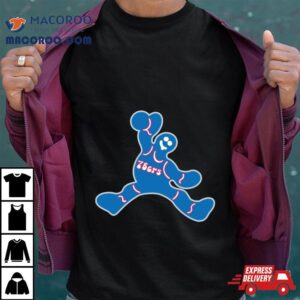 Jumping Philadelphia Ers Gingerbread Man Tshirt