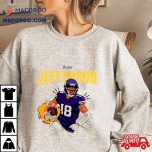 Justin Jefferson Minnesota Vikings Football Tshirt