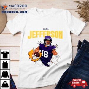 Justin Jefferson Minnesota Vikings Football Tshirt