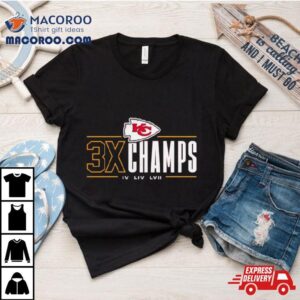 Kansas City Chiefs X Champions Iv Liv Lvii Tshirt