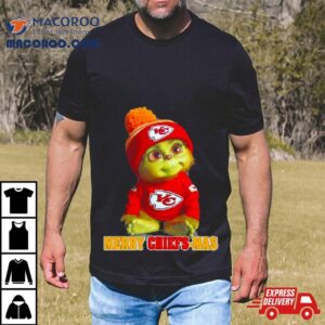 Kansas City Chiefs Baby Grinch Merry Chiefs Mas Tshirt