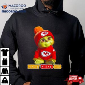 Kansas City Chiefs Baby Grinch Merry Chiefs Mas Tshirt