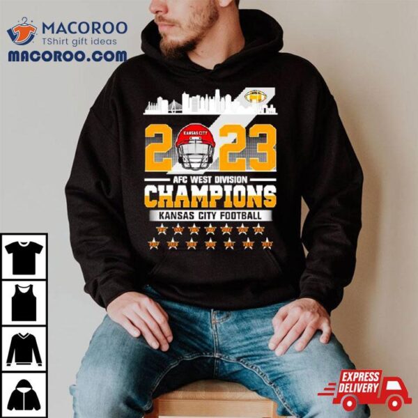 Kansas City Chiefs Football 2023 Afc North Division Champions Shirt