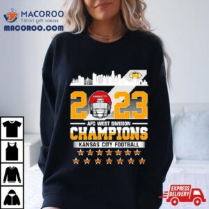 Kansas City Chiefs Football 2023 Afc North Division Champions Shirt