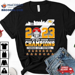 Kansas City Chiefs Football Afc North Division Champions Tshirt