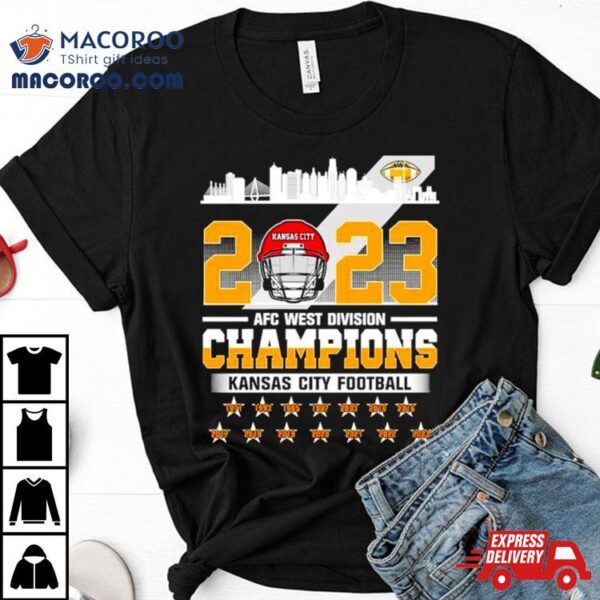 Kansas City Chiefs Football 2023 Afc North Division Champions Shirt