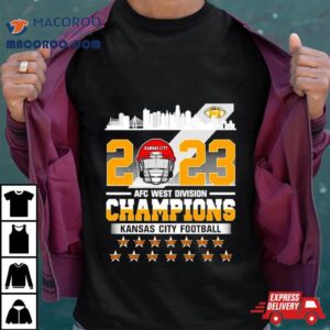 Kansas City Chiefs Football Afc North Division Champions Tshirt