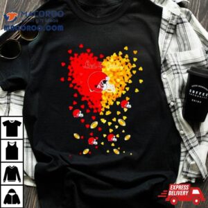 Kansas City Chiefs Football Red And Gold In My Hear Tshirt