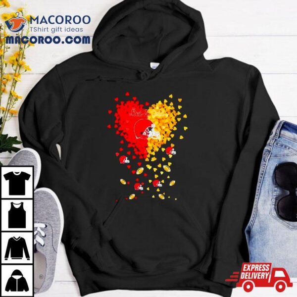 Kansas City Chiefs Football Red And Gold In My Heart Shirt