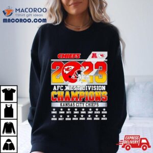 Kansas City Chiefs Nfl Afc West Division Champions Tshirt