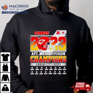 Kansas City Chiefs Nfl Afc West Division Champions Tshirt