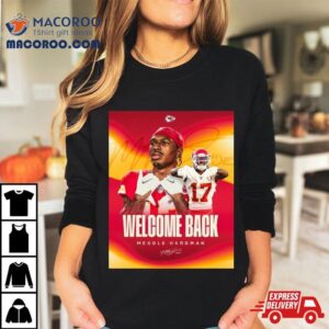 Kansas City Chiefs Welcome Back Mecole Hardman Signature Tshirt