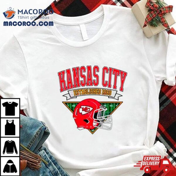 Kansas City Football Helmet 1960 Classic Shirt