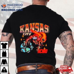 Kansas City Football Player Retro Tshirt