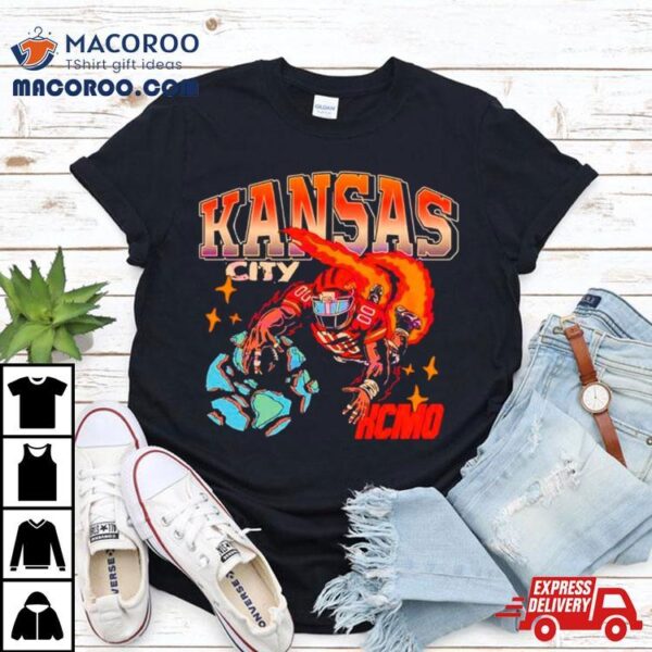 Kansas City Football Player Retro Shirt