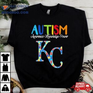 Kansas City Royals Autism Awareness Knowledge Power Shirt