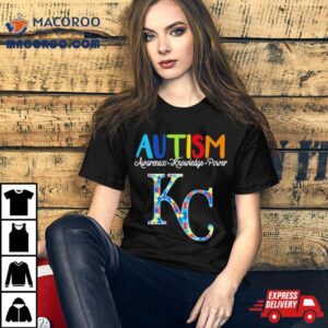 Kansas City Royals Autism Awareness Knowledge Power Tshirt