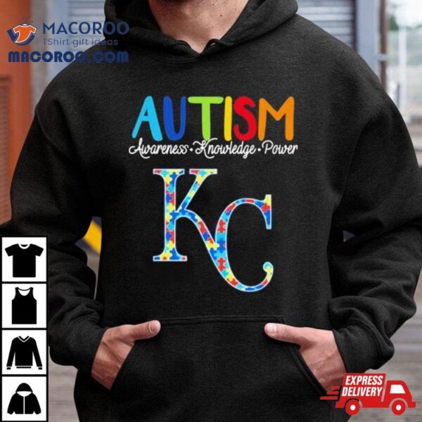 Kansas City Royals Autism Awareness Knowledge Power Shirt