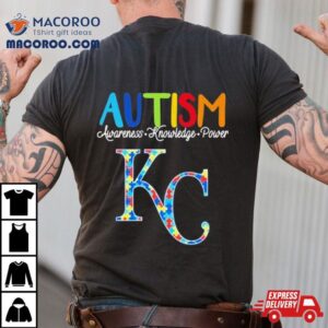 Kansas City Royals Autism Awareness Knowledge Power Tshirt