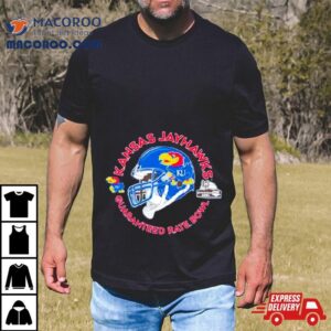 Kansas Jayhawks Guaranteed Rate Bowl Bound Helmet Vintage Tshirt