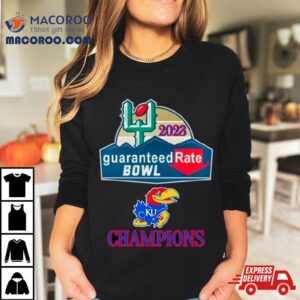 Kansas Jayhawks Guaranteed Rate Bowl Champions Football Tshirt