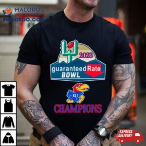 Kansas Jayhawks Guaranteed Rate Bowl Champions Football Tshirt