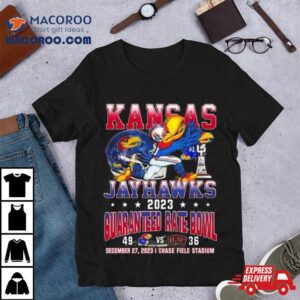 Kansas Jayhawks 2023 Guaranteed Rate Bowl Chase Field Stadium Shirt