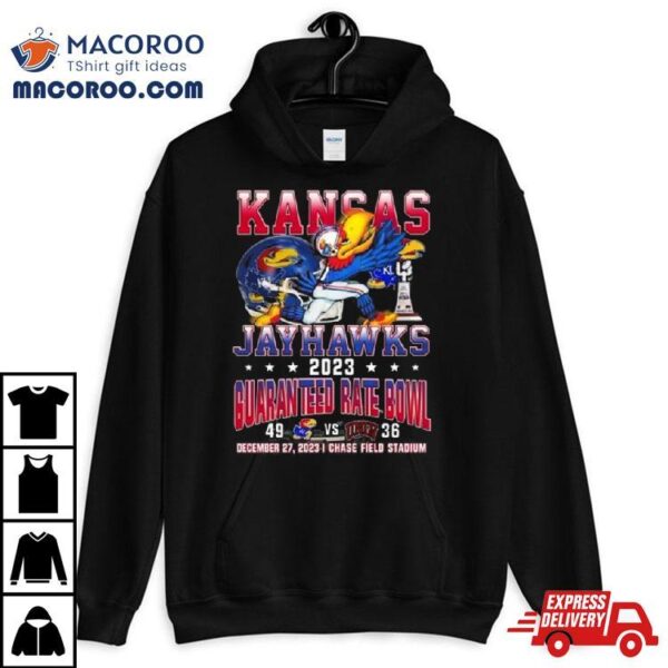 Kansas Jayhawks 2023 Guaranteed Rate Bowl Chase Field Stadium Shirt