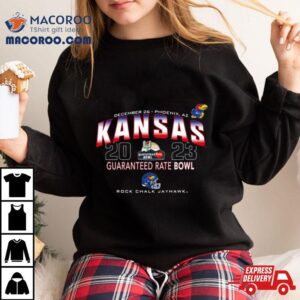 Kansas Jayhawks 2023 Guaranteed Rate Bowl Chase Field Stadium Shirt