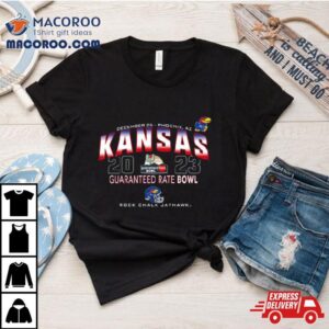 Kansas Jayhawks Guaranteed Rate Bowl Rock Chalk Jayhawk Tshirt