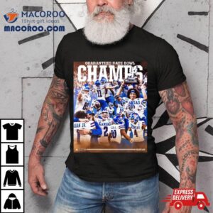 Kansas Jayhawks And Rock Chalk Guaranteed Rate Bowl Champions Tshirt