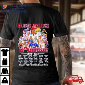 Kansas Jayhawks Basketball Years Anniversary Thank You For The Memories Tshirt