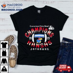 Kansas Jayhawks Guaranteed Rate Bowl Champions Tshirt