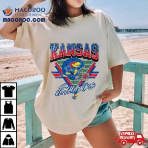 Kansas Jayhawks Helmet Triangle Vintage Tshirt