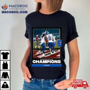 Kansas Jayhawks Takes Down Unlv To Win The Guaranteed Rate Bowl Champions Ncaa Football Tshirt