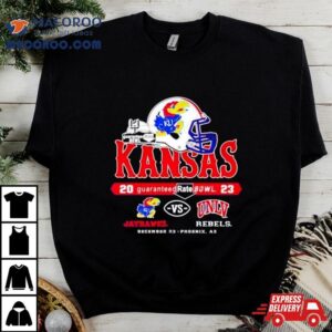 Kansas Jayhawks Vs Unlv Rebels Guaranteed Rate Bowl December Tshirt