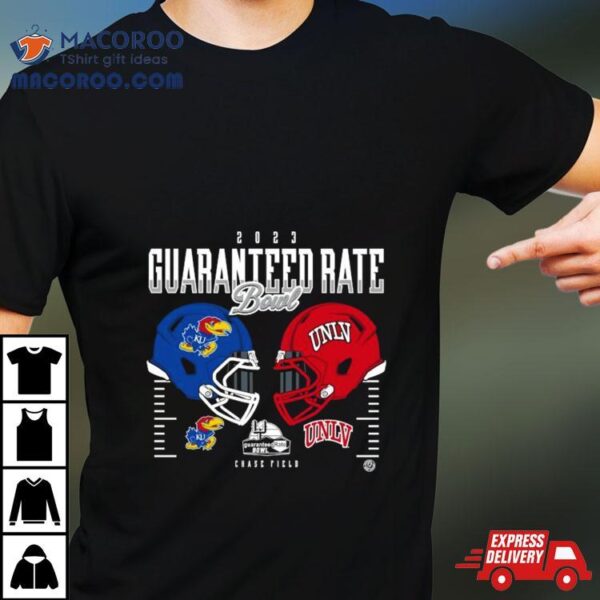 Kansas Jayhawks Vs Unlv Rebels 2023 Guaranteed Rate Bowl Graphic Shirt