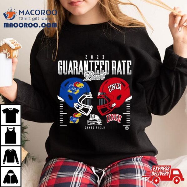 Kansas Jayhawks Vs Unlv Rebels 2023 Guaranteed Rate Bowl Graphic Shirt