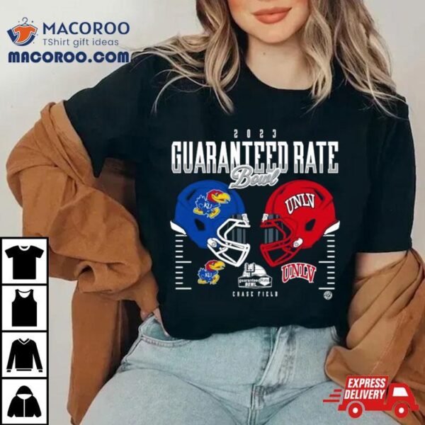 Kansas Jayhawks Vs Unlv Rebels 2023 Guaranteed Rate Bowl Graphic Shirt