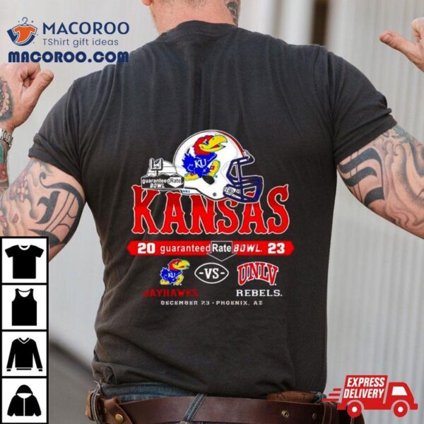 Kansas Jayhawks Vs Unlv Rebels Guaranteed Rate Bowl Dec 23 2023 Shirt