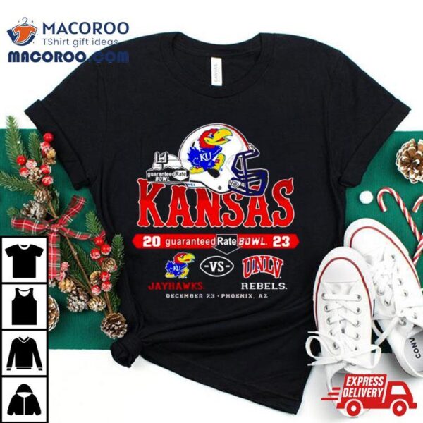 Kansas Jayhawks Vs Unlv Rebels Guaranteed Rate Bowl Dec 23 2023 Shirt